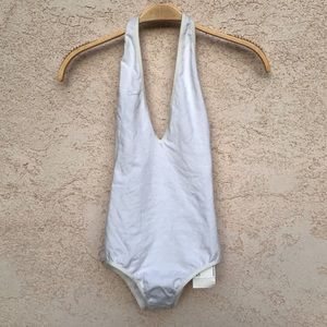 American Apparel Halter Bodysuit XS